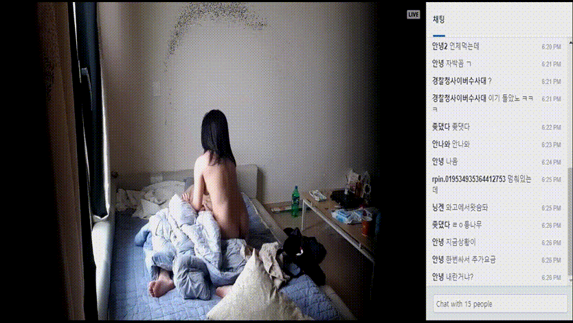 흑발태국녀 [뚱남방송] 채팅창 버젼 _소리有 미리보기 2