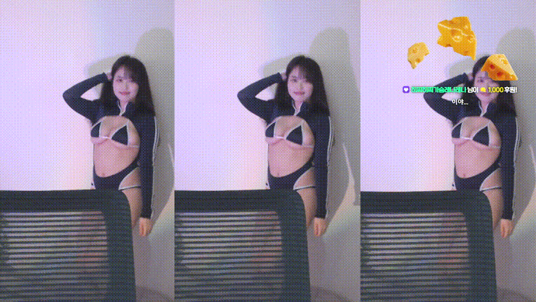 치지직 며며(소람잉) 2024.10.29 쌉거유 하이레그 미친의상 방송 미리보기 5