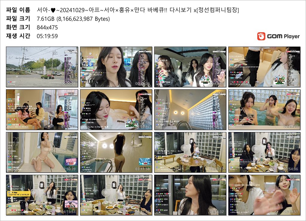 서아♥24.10.29 아프리카 [서아×홍유×만다]비키니바베큐파티.다시보기 x [정선컴퍼니팀장] 풀버젼 미리보기 13