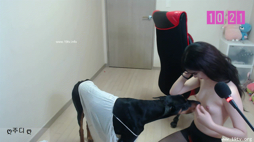 BJ주디_도베르만犬에게 젖빨리고 자위 미리보기 1