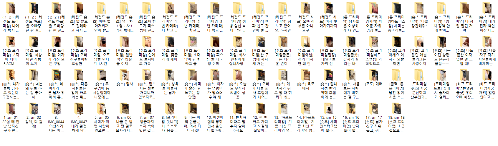 ☆세미의 집☆ [찐 현존 풀팩] 84개폴더 122개파일 7.32G+시즌2 사진추가 미리보기 5