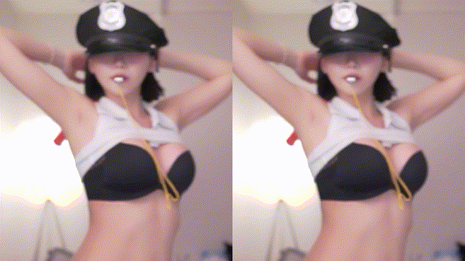 로아 roaaa10_폴리스코스프레 가슴 미리보기 1