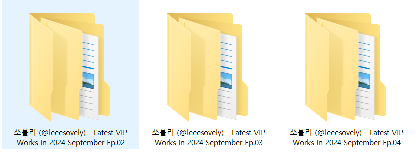 쏘블리 (@leeesovely)_Latest VIP Works in 2024 September Ep.02/03/04 [영상6개/사진] 미리보기 14