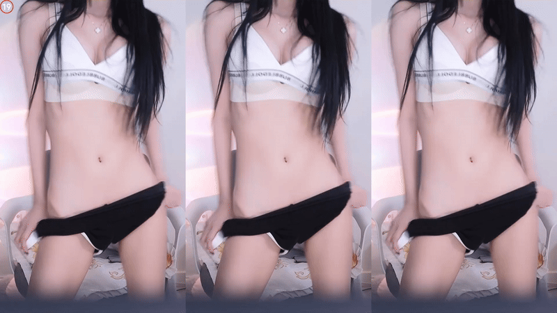 최솜이_치골 보여주면서 댄스 [18개리액션모음] 방종 미리보기 5