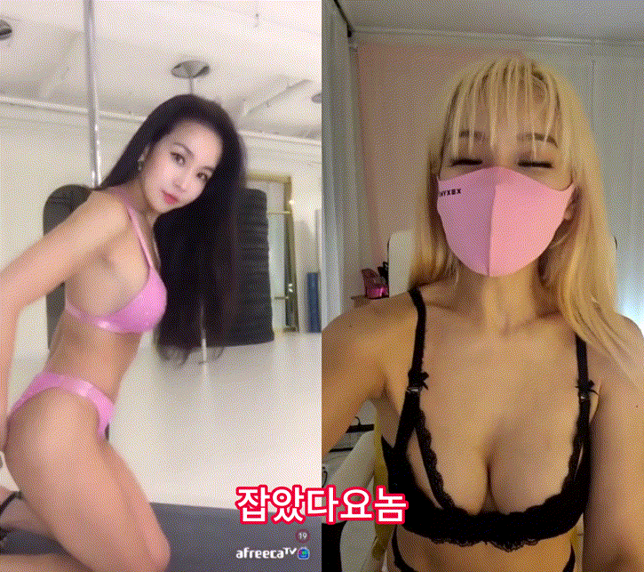 봉유진, 봉뉴진 (aooragi1) 팬더 폴댄스녀 [잡았다요놈] 미리보기 1