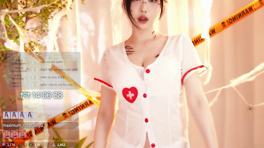 문뚜야 ddooyaa_트위치 24.10.31 간호사 할로윈코스프레 미리보기 4