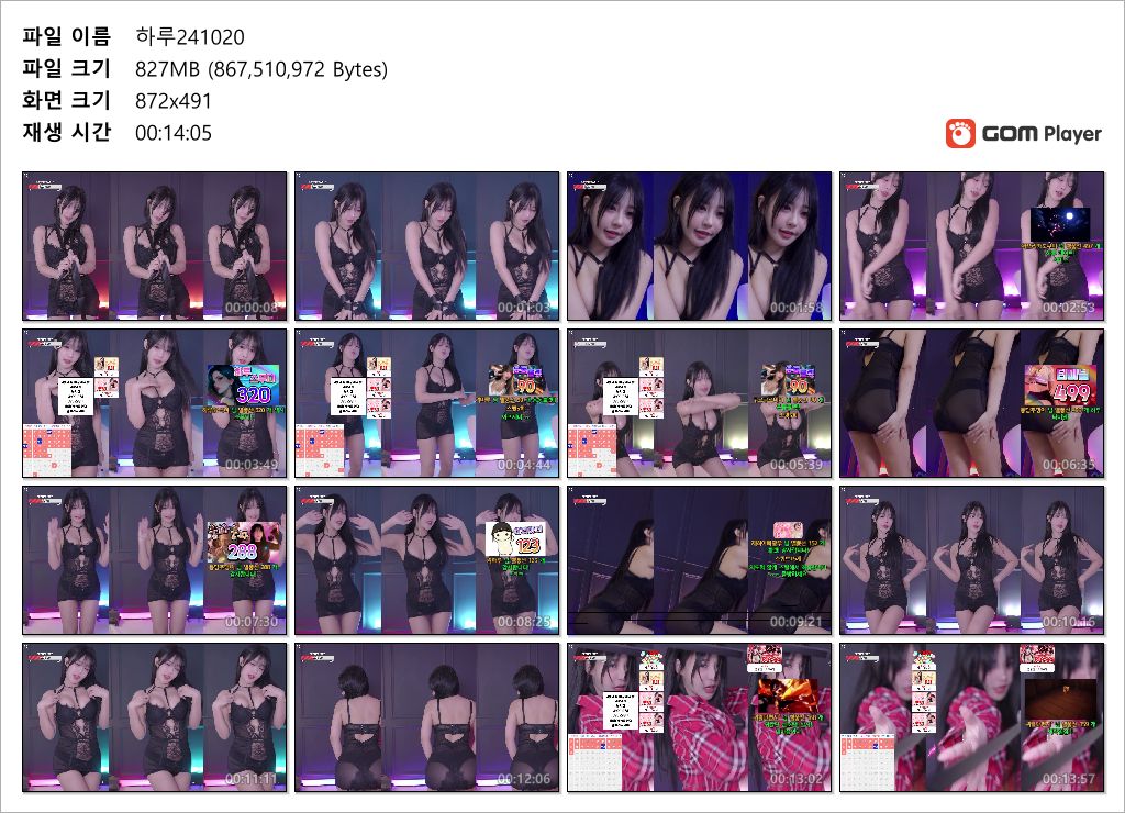 하루_실루엣 지리는 란제리 의상 최고날 2024.10.20 미리보기 8