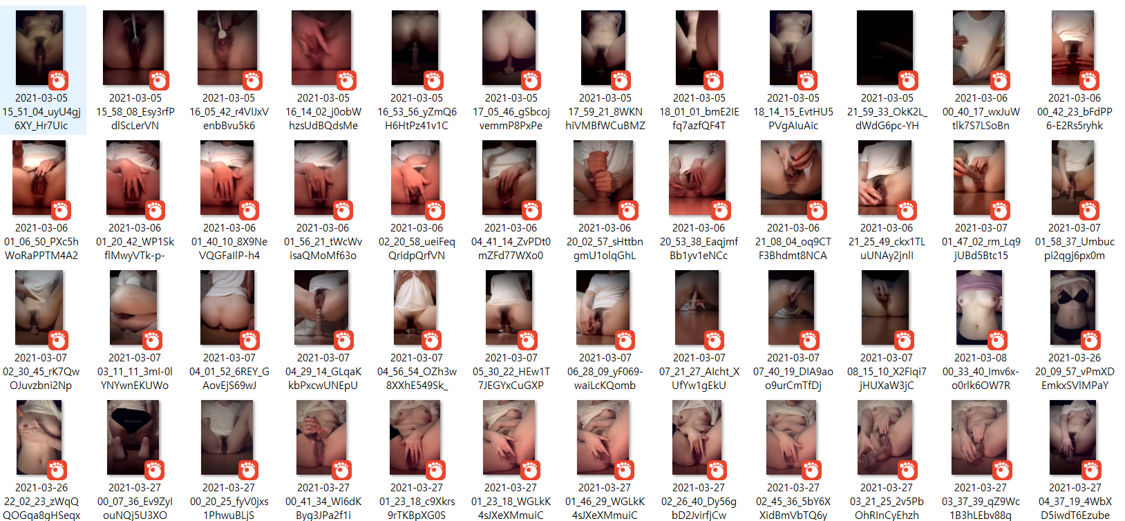 섹트 레젼드 자위녀 @XesGrowth 123개 영상 미리보기 13