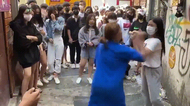 한국_여자VS여자 싸움 [실제영상] 8개 미리보기 1