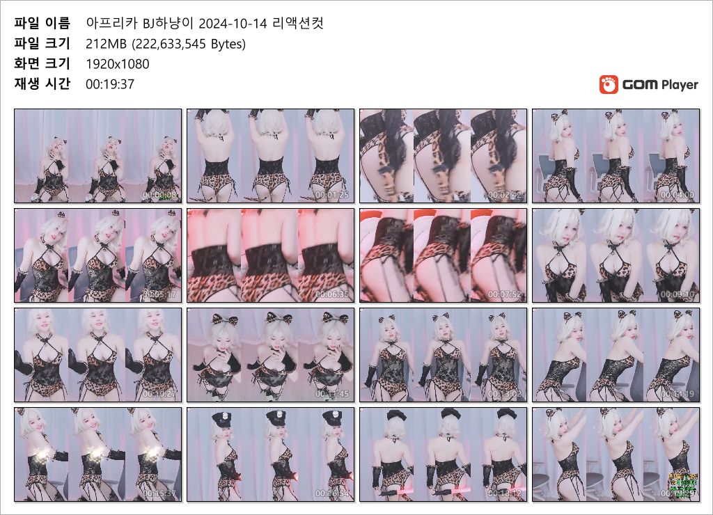 아프리카 하냥이_2024.10.14 레오파드 가터 리액션컷 미리보기 5