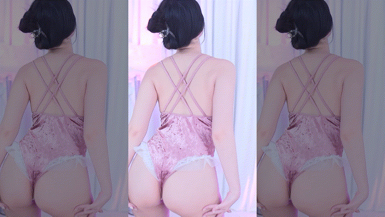 E다연 2024.10.14 하이레그 엉밑살 리액션 바니걸 미리보기 4