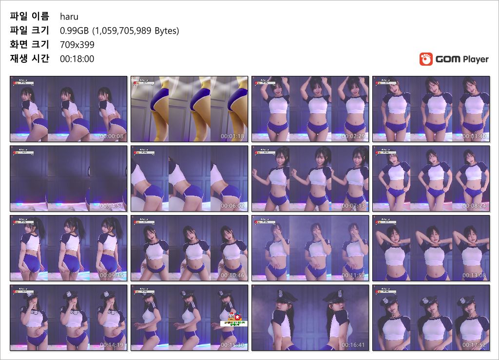 하루_최근 부르마 댄스 리액션 미리보기 8