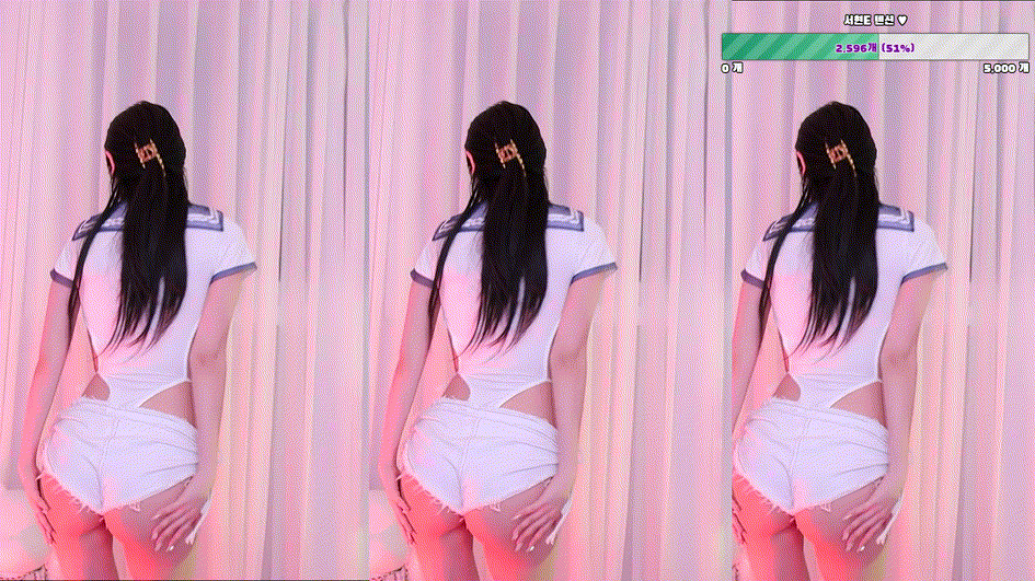 플렉스 하윤_옆슴+엉살 하이레그핫팬 댄스 리액션 미리보기 4