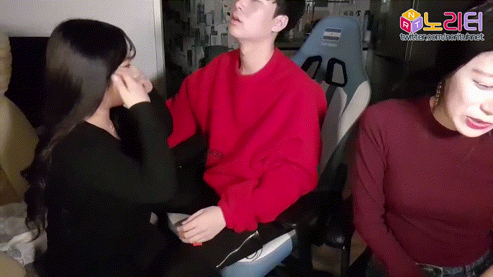 쓰따_육덕vs슬렌 2대1 일반인헌팅 게스트 2명 팬방 미리보기 4