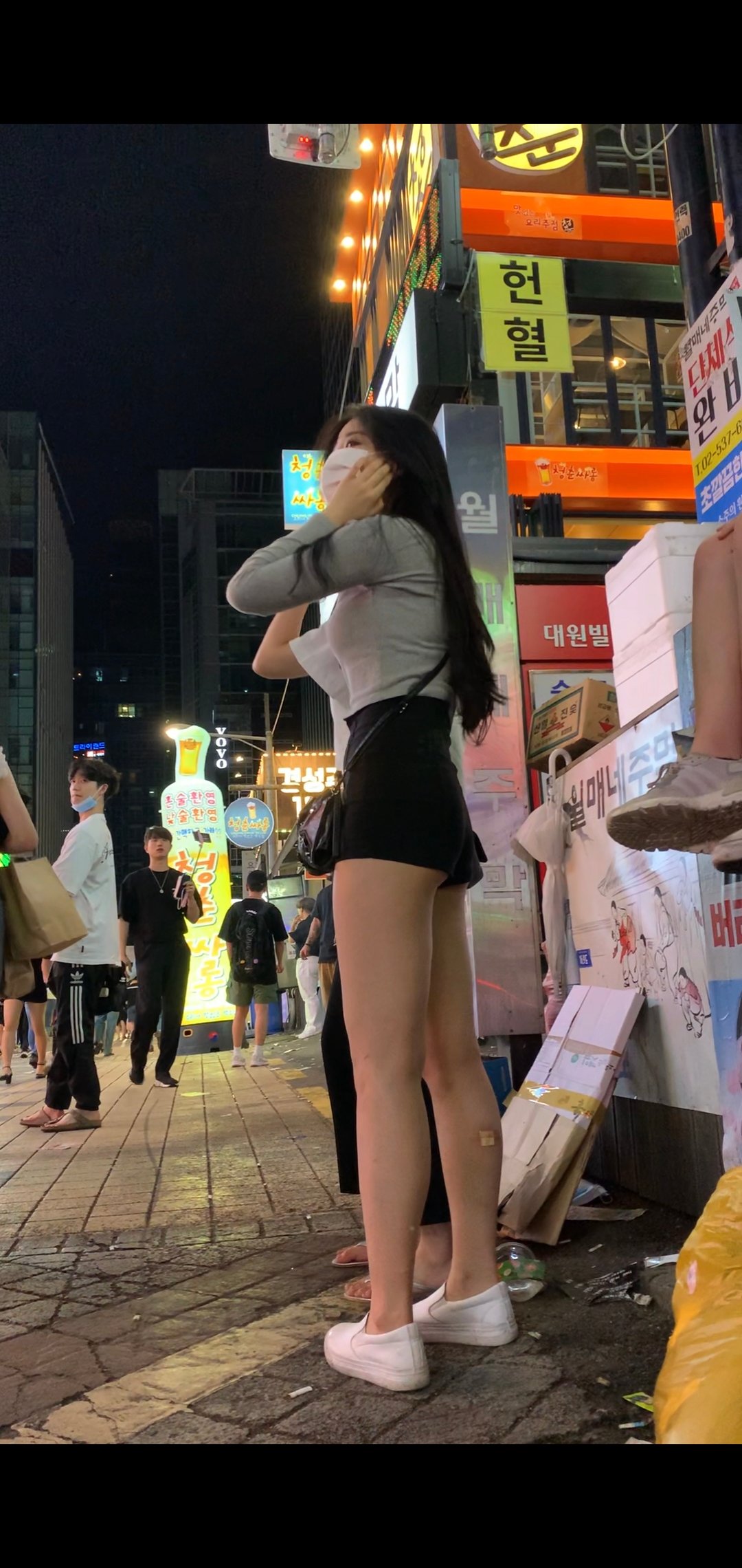 길거리 엉밑살 다리밴드녀 미리보기 6