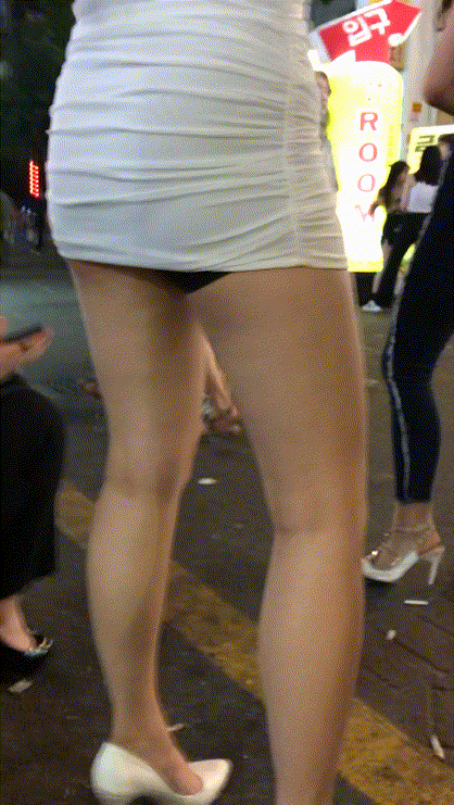 길거리_흰원피스 / 청핫팬츠 / 의자 허벅지 _3개작 미리보기 6