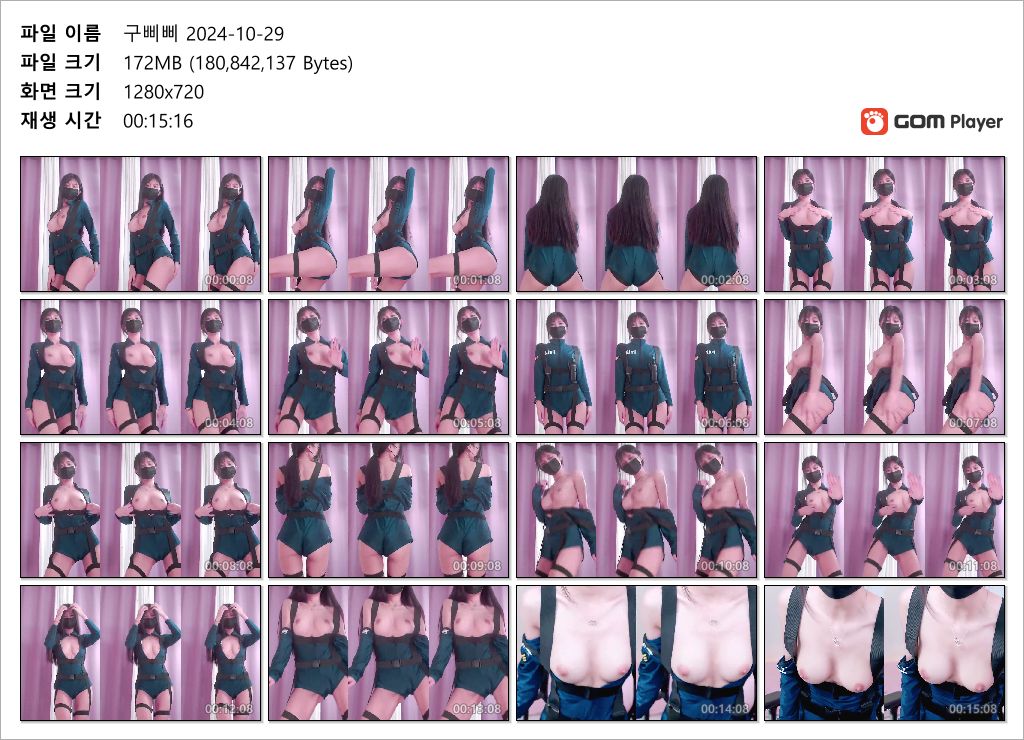 구삐삐 2024.10.29.공군_코스프레_상탈섹댄 미리보기 8