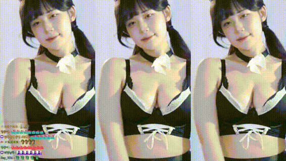 고라니율_24.10.07 메이드복 댄스리액션 미리보기 5