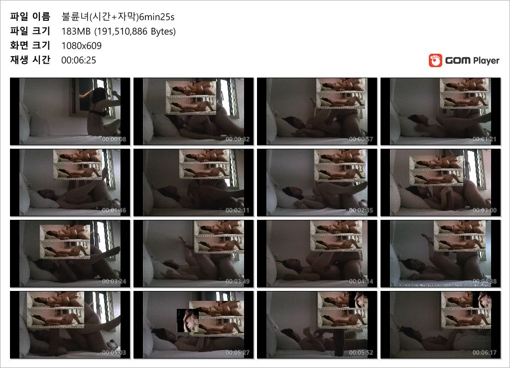 불륜녀 _ [자막버젼] 바람난 유뷰섹파 미리보기 6