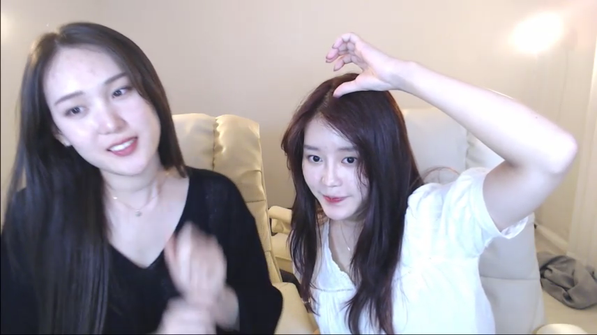 쓰따_흑두녀+핑두녀 女2 일반인 게스트 팬방 2개작 미리보기 8