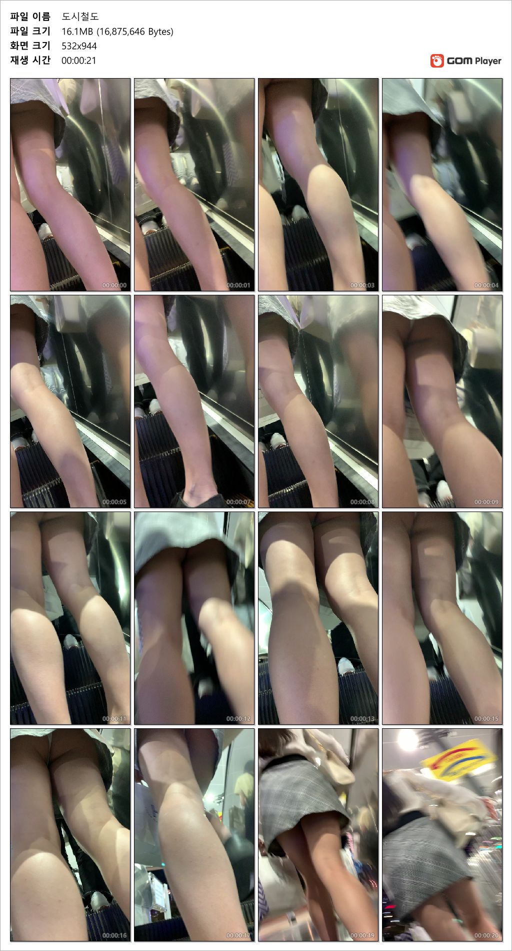 도시철도T팬녀/엘베T팬녀/유람선/헤드폰녀/편의점망사 모음 미리보기 8