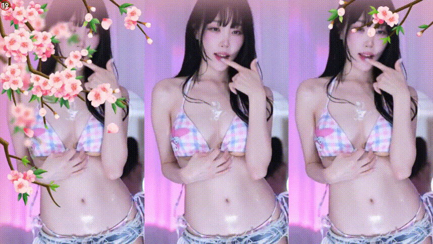 고혜지♥ dpqls718_핫팬츠 비키니 리액션 01.14 미리보기 2