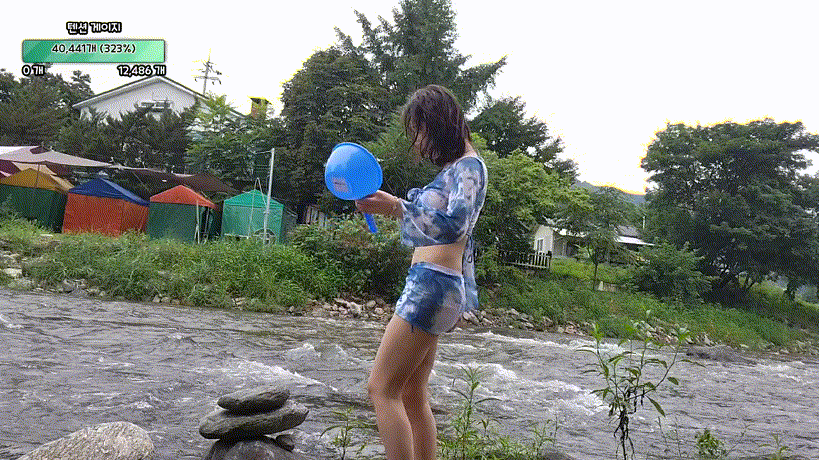 개빡친 유하_계곡에서 HOT비키니 2V 미리보기 12