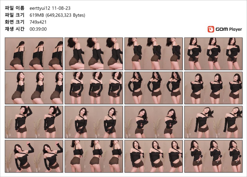 유유 (eerttyui12 ) 엉밑살 39분연속댄스 미리보기 6