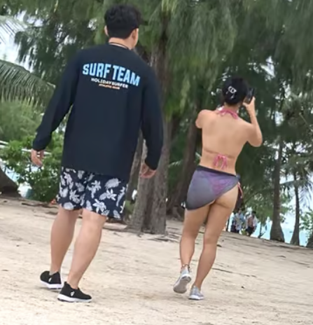 (직촬 비키니 소프트) 휴양지 비키니/수영복 촬영 미리보기 2