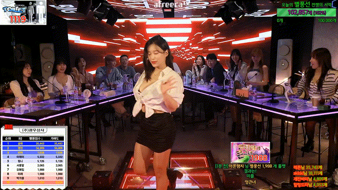 아프리카BJ 리아 가을 졈니 금화 미래 앙채리 광우상사 타인의삶 출연 댄스컷 미리보기 2