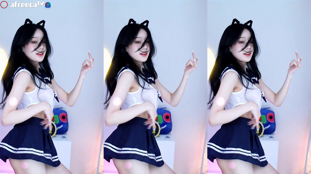 아프리카 설링_하얀하이레그 누브라 안 선명한 꼭지 노출 [스샷필] 미리보기 2