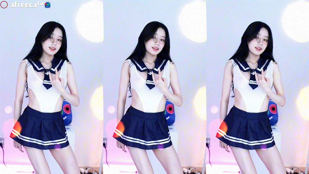 아프리카 설링_하얀하이레그 누브라 안 선명한 꼭지 노출 [스샷필] 미리보기 3