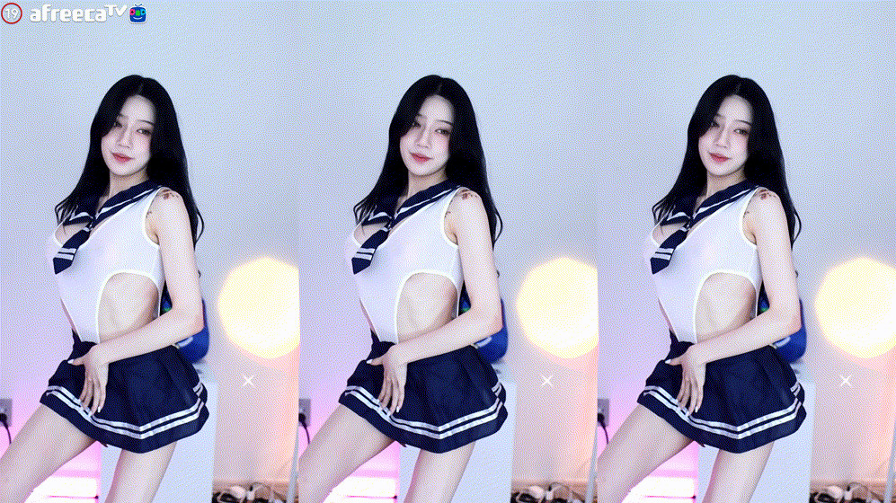 아프리카 설링_하얀하이레그 누브라 안 선명한 꼭지 노출 [스샷필] 미리보기 5