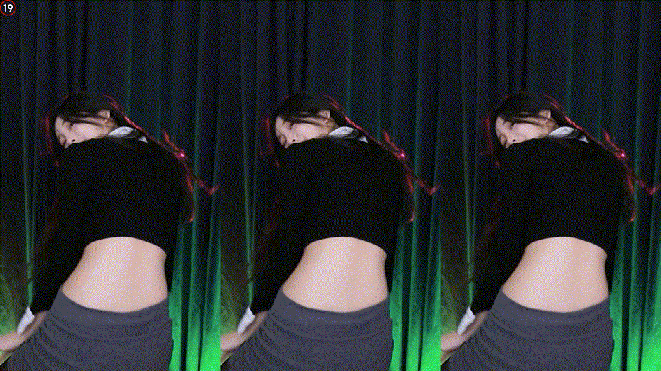 타니_스타킹 댄스 뒷태 리액션 미리보기 4