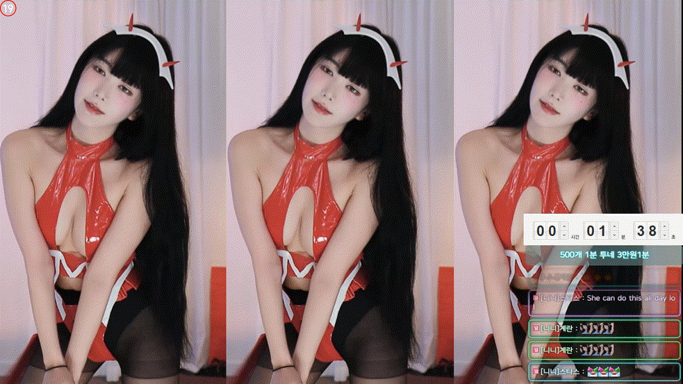 하니니_ 붉은악마코스프레.제로투미션 미리보기 2