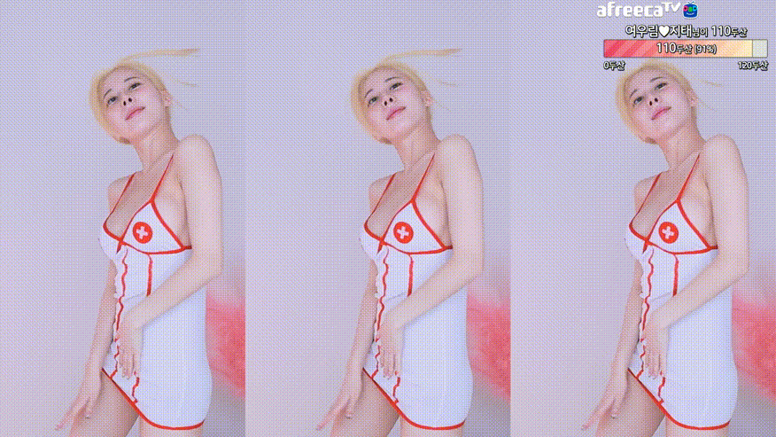 babyrimi_아프리카 간호사 코스프레 댄스리액션 4V 미리보기 3