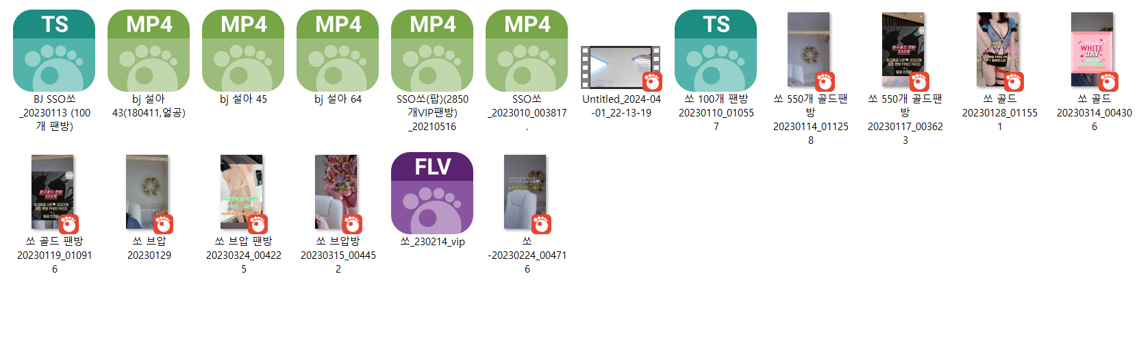 레젼드 BJ.SSO 쏘 과거 얼공포함 18개 영상_13.8G 미리보기 12