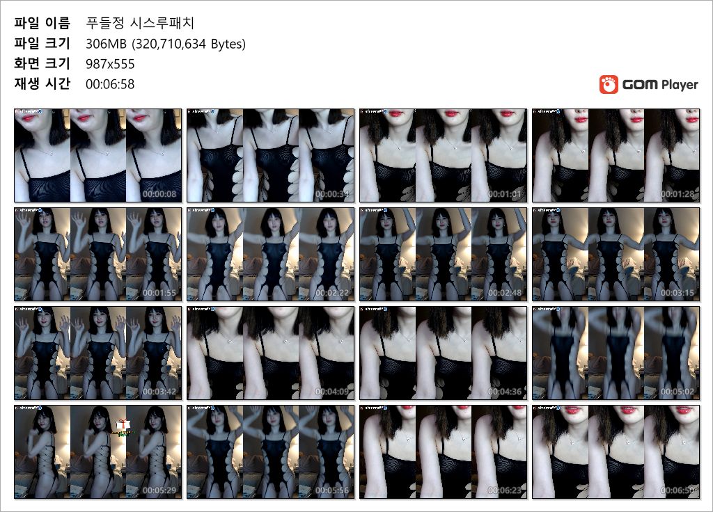 아프리카 BJ푸들정 시스루 유륜패치 [다보임] 미리보기 5