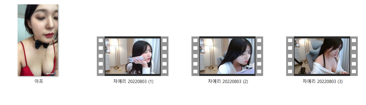 BJ차예리 열혈과 1:1벗방[3v]+ 아프리카 방송추가본 미리보기 4