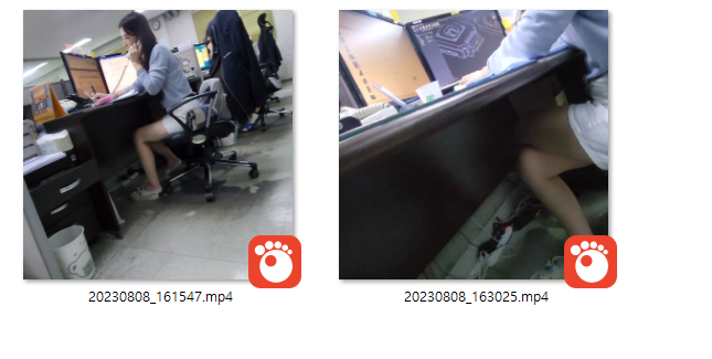 [직촬] 전 회사 사무실 여직원 직촬 소프트업스 허벅지꼴릿 미리보기 2