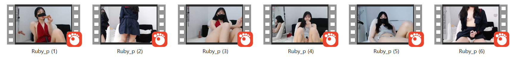 [스트립쳇] Ruby_p 한국녀 6일차 [8시간 47분] 모음 5.5G 미리보기 6