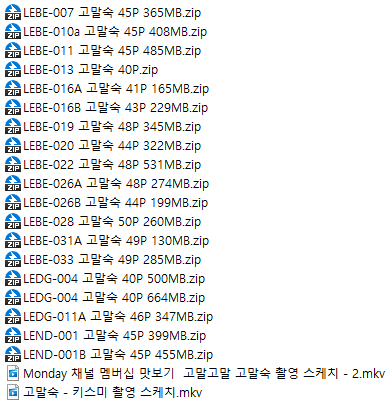 [LEEHEE EXPRESS] 고말숙 혜자팩 (화보19개팩+영상2개) - 6.75GB 미리보기 4