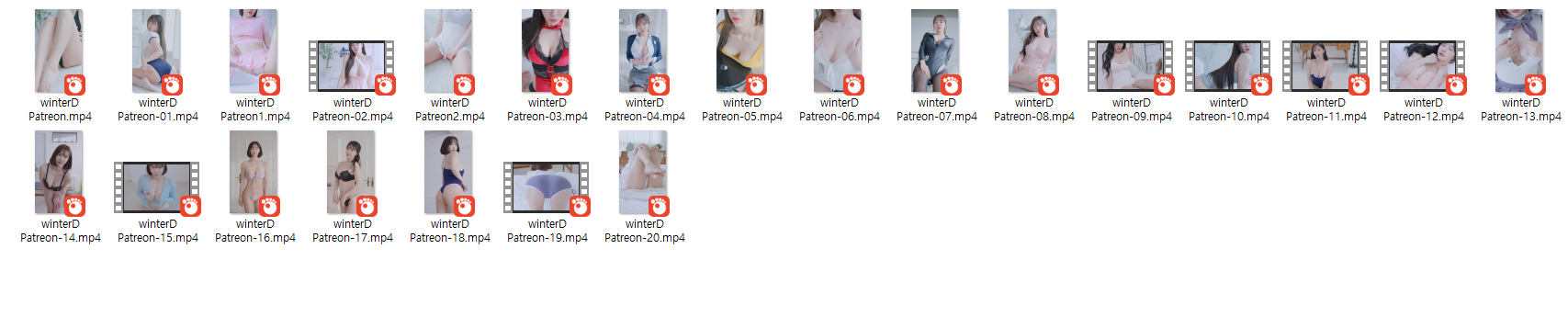 겨우디 (BJ겨울) 룩북 페트리온 [23개영상_4.81기가] 미리보기 11