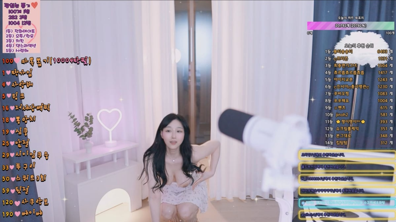 팬더 이ෆ세상✿ 25.05.29 새벽방송 뉴비 2일차 (야쿵,앞절.핑두참젖) 3V_7.21G 미리보기 18