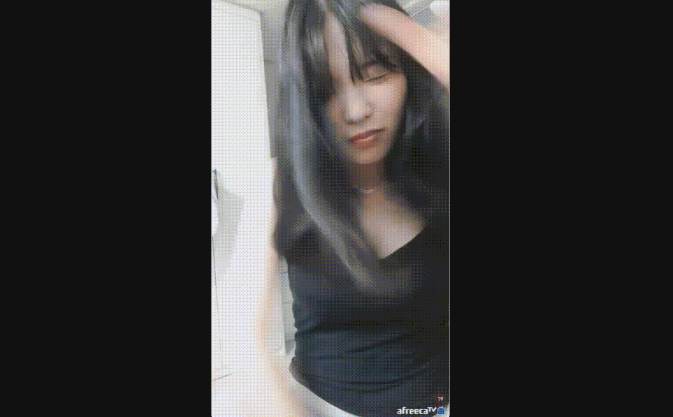 아프리카 제주검은나시_거유노출/자위 후 물인증 [로즈] 2V