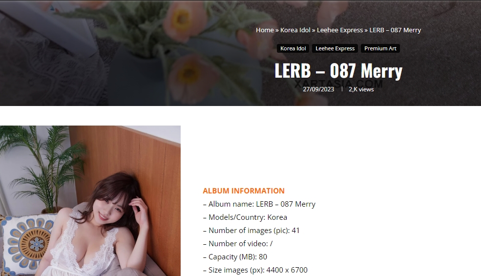 MERRY 195 / 087 [찐참젖거유] 미리보기 2