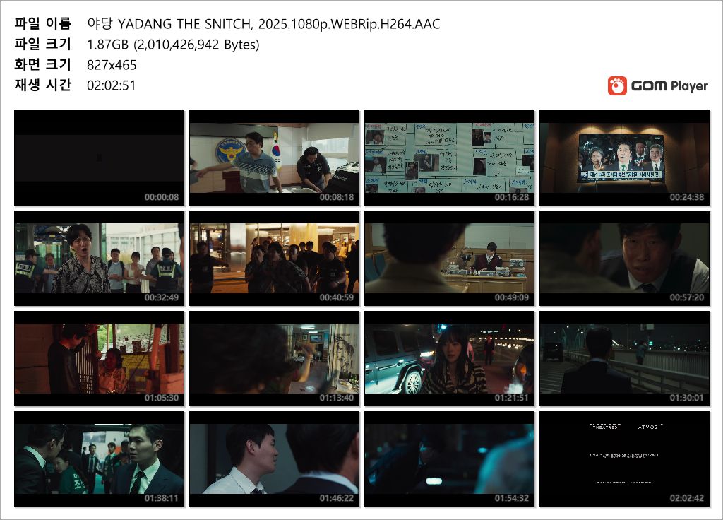 신작영화_야당 YADANG THE SNITCH/ 2025.1080p 미리보기 2