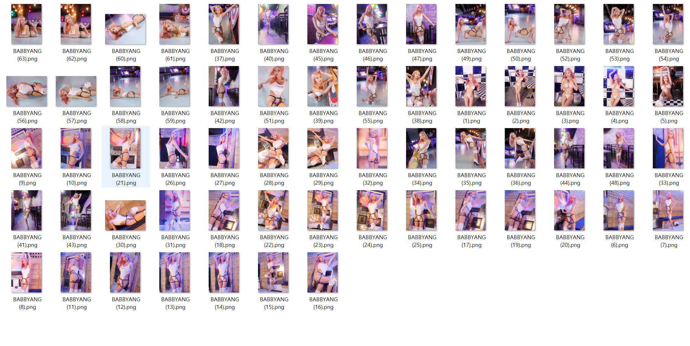 【신작화보】 ✨거유BJ 바비앙 BABBYANG_롤러걸 BS02 미리보기 8