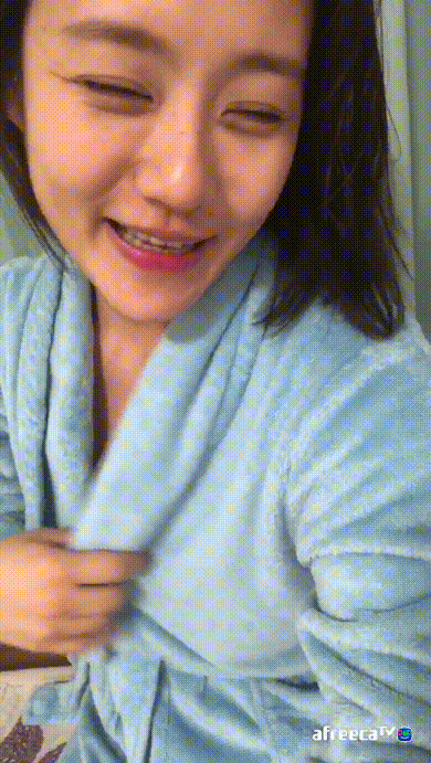 아프리카 압구정미시_노브라 샤워가운 [꼭노]_시간표기 미리보기 2