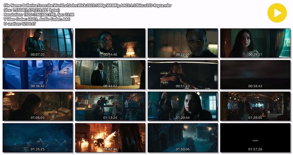 개봉영화 ✨ 발레리나 Ballerina 존윅 유니버스 [자막포함] 미리보기 6